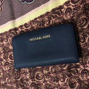 Michael Kors Navy Blue Wallet